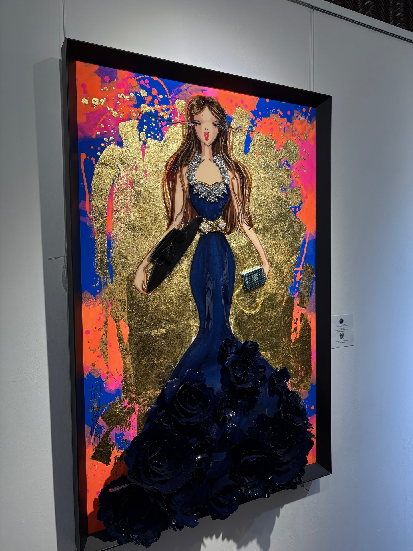 RACHEL B - Medium doll #40, LV Tribute - Diva Blue