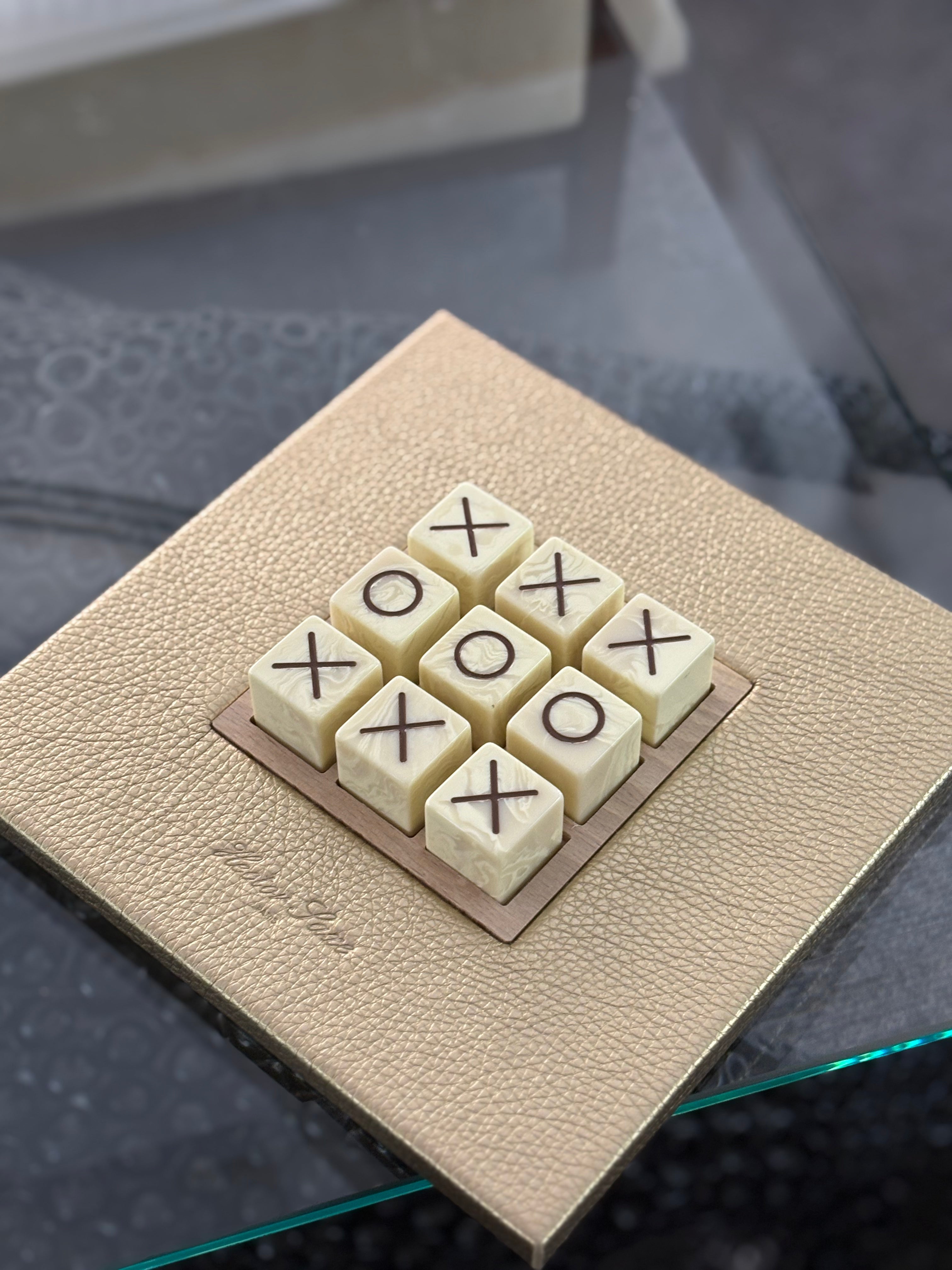 HECTOR SAXE Tic Tac Toe - GREY Galuchat – 7ART CONCEPT STORE