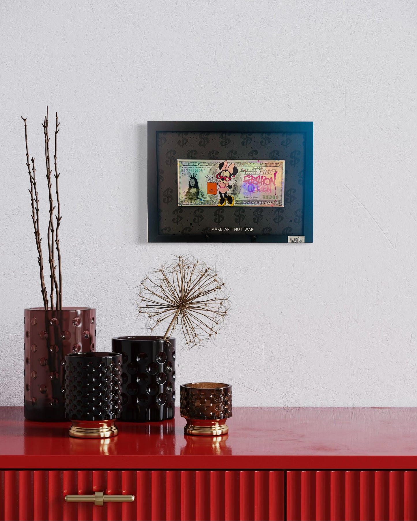 WILL B - Make Art Not War, Minnie Tribute