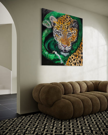 YUAN HENRY - Leopard with Snake