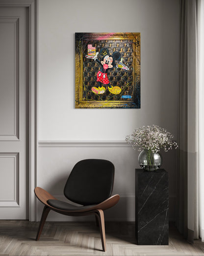 RAKEL W -Mickey Painting “Art is Life”