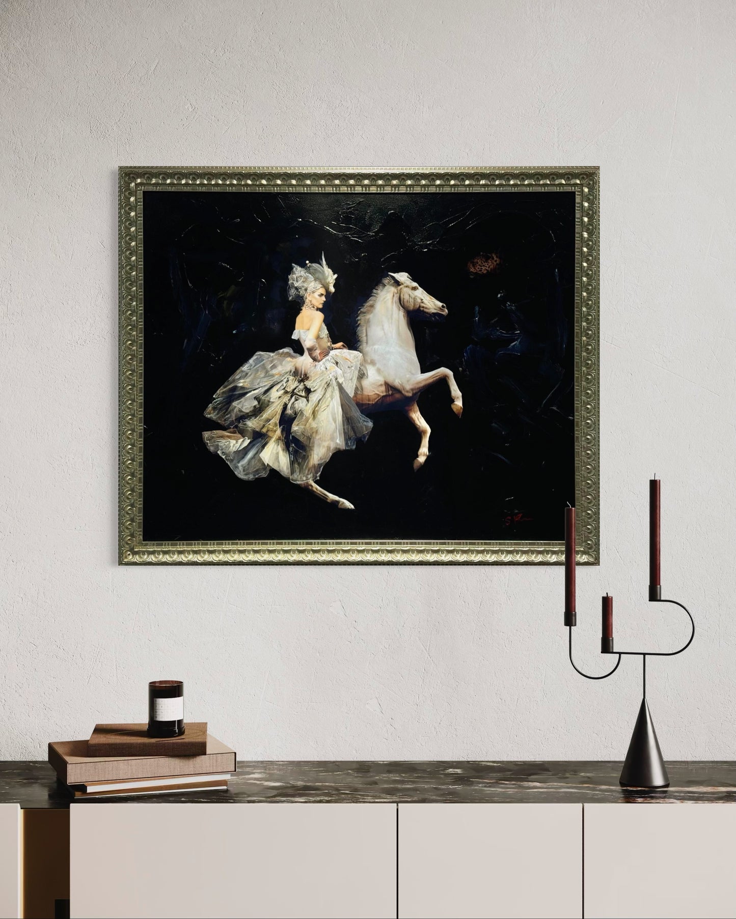 SIMON P - Dior Rider Painting