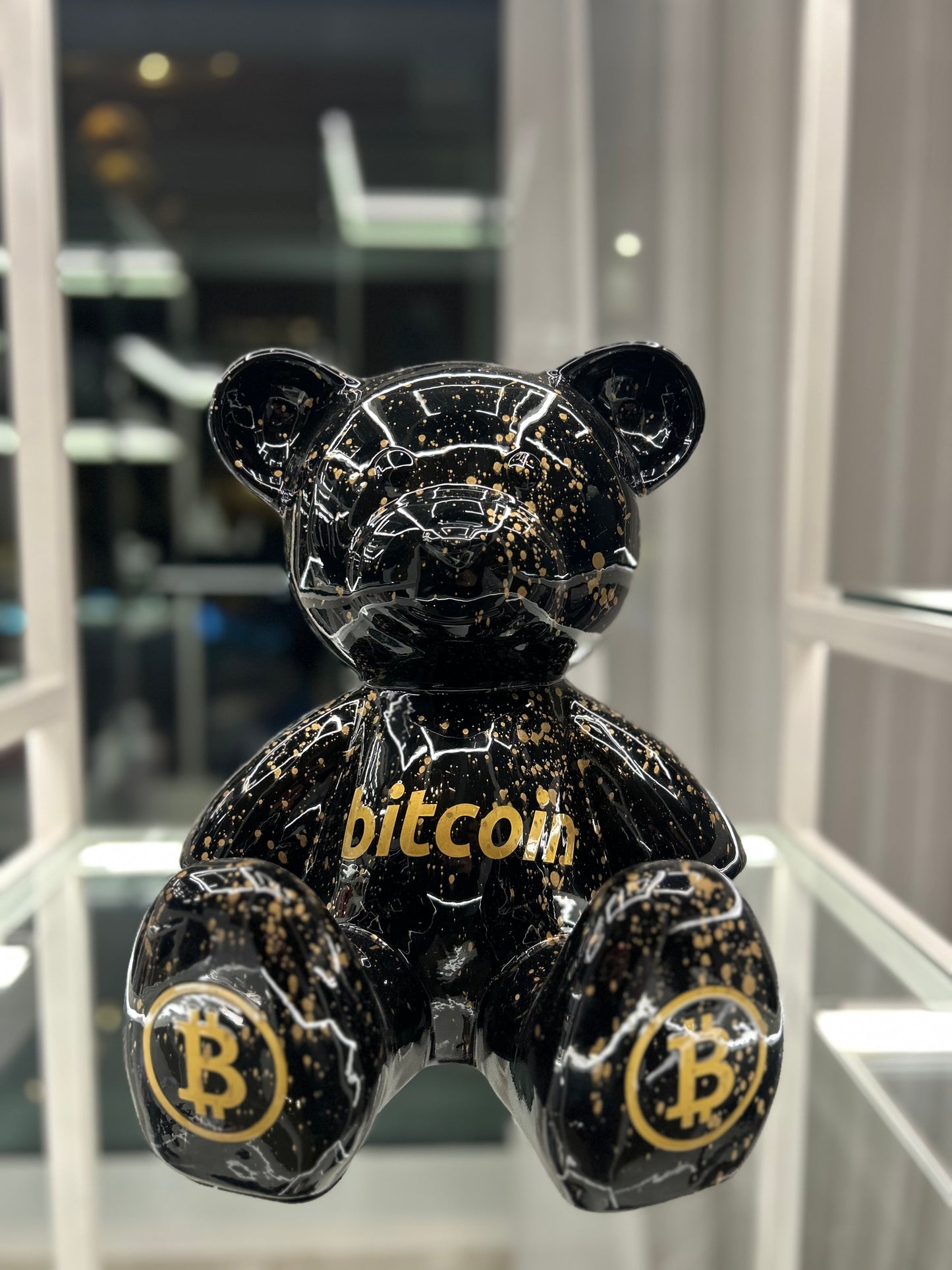 NAOR - 35cm Bitcoin Tribute, Brown Teddy