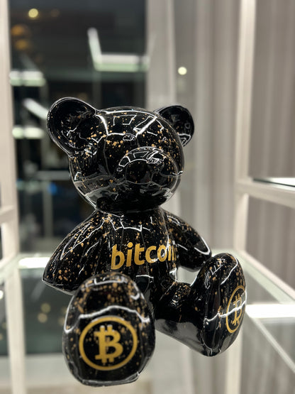 NAOR - 35cm Bitcoin Tribute, Brown Teddy