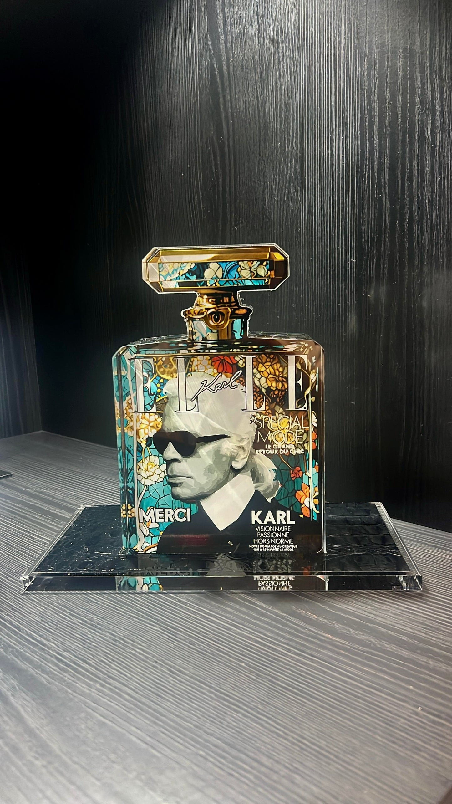 FRED M - Karl Lagerfeld Tribute Perfume Bottle