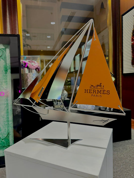 ARCANIS - 40cm H Tribute Sailing Boat