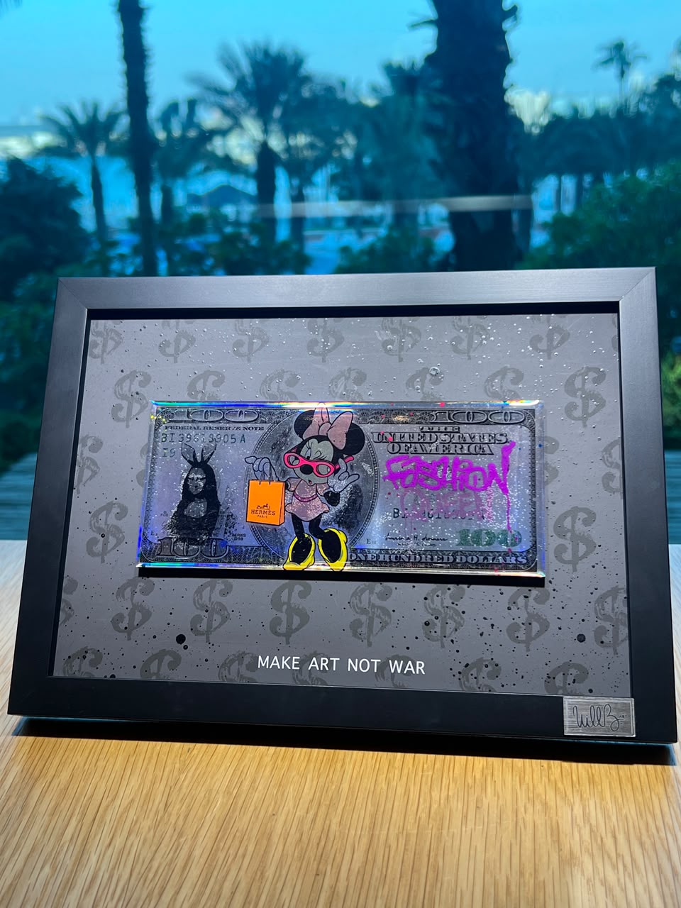 WILL B - Make Art Not War, Minnie Tribute