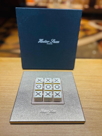 HECTOR SAXE Tic Tac Toe - GREY Galuchat