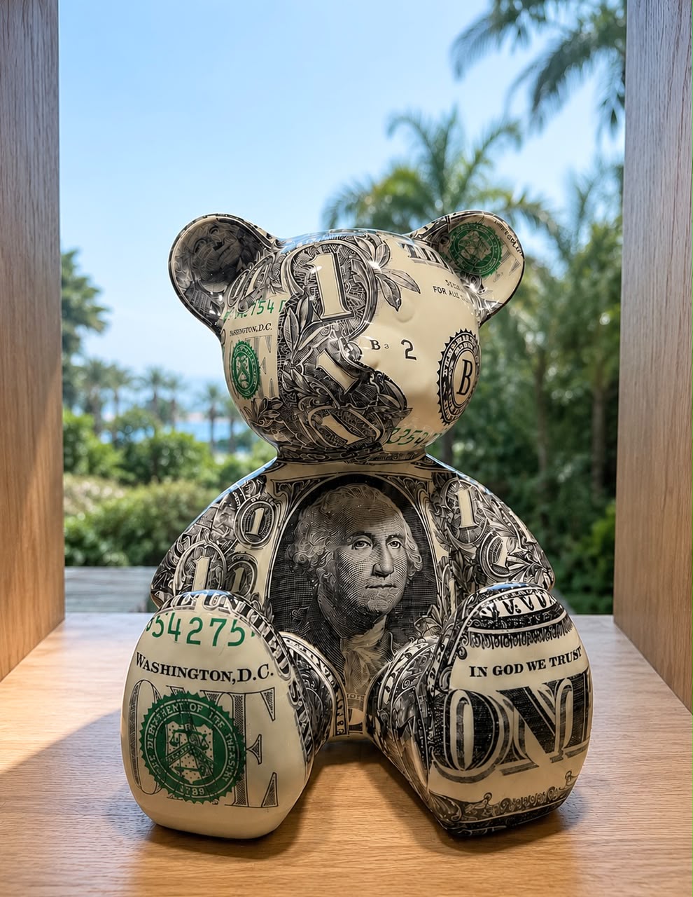 ARTBYNAOR - 35cm Dollars Tribute Teddy