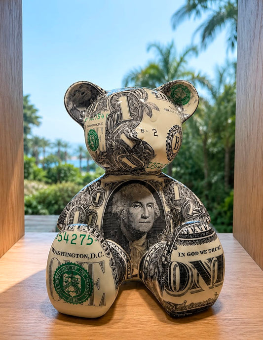 ARTBYNAOR - 35cm Dollars Tribute Teddy
