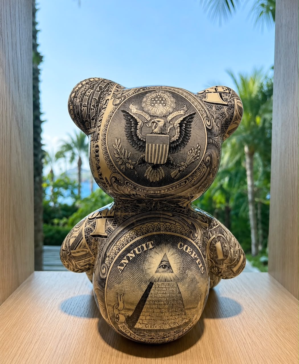 ARTBYNAOR - 35cm Dollars Tribute Teddy