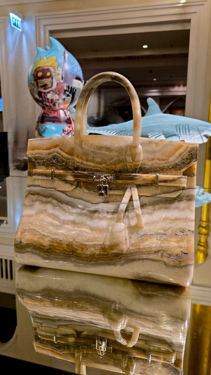 ANDI - Marble Bag Beige