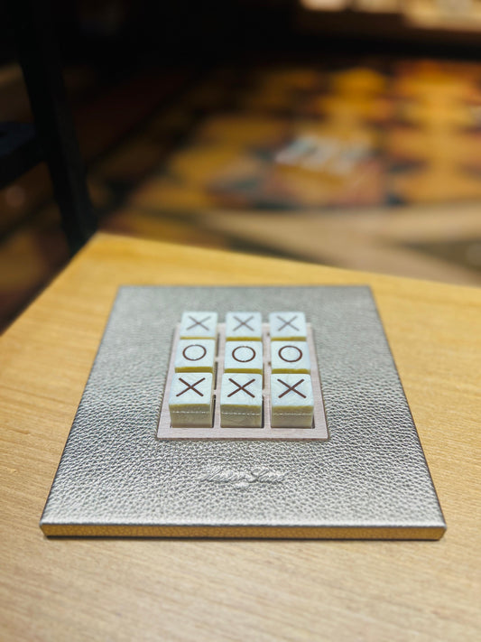 HECTOR SAXE Tic Tac Toe - GREY Galuchat