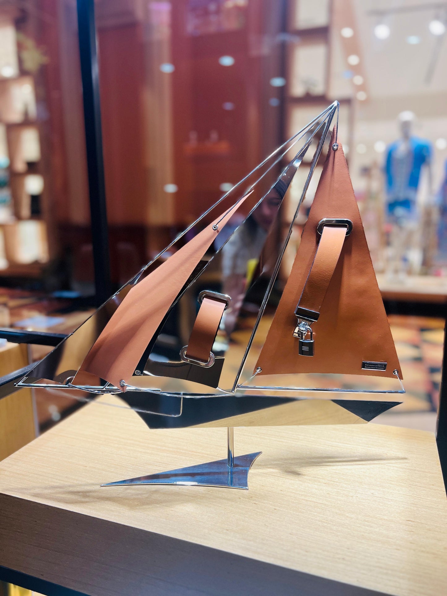 ARCANIS - 55cm Orange Sailing Boat