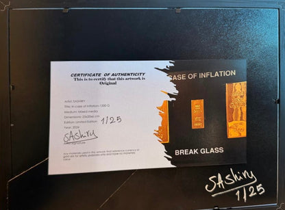 SASHIRY - In case of inflation, 3 gold bars