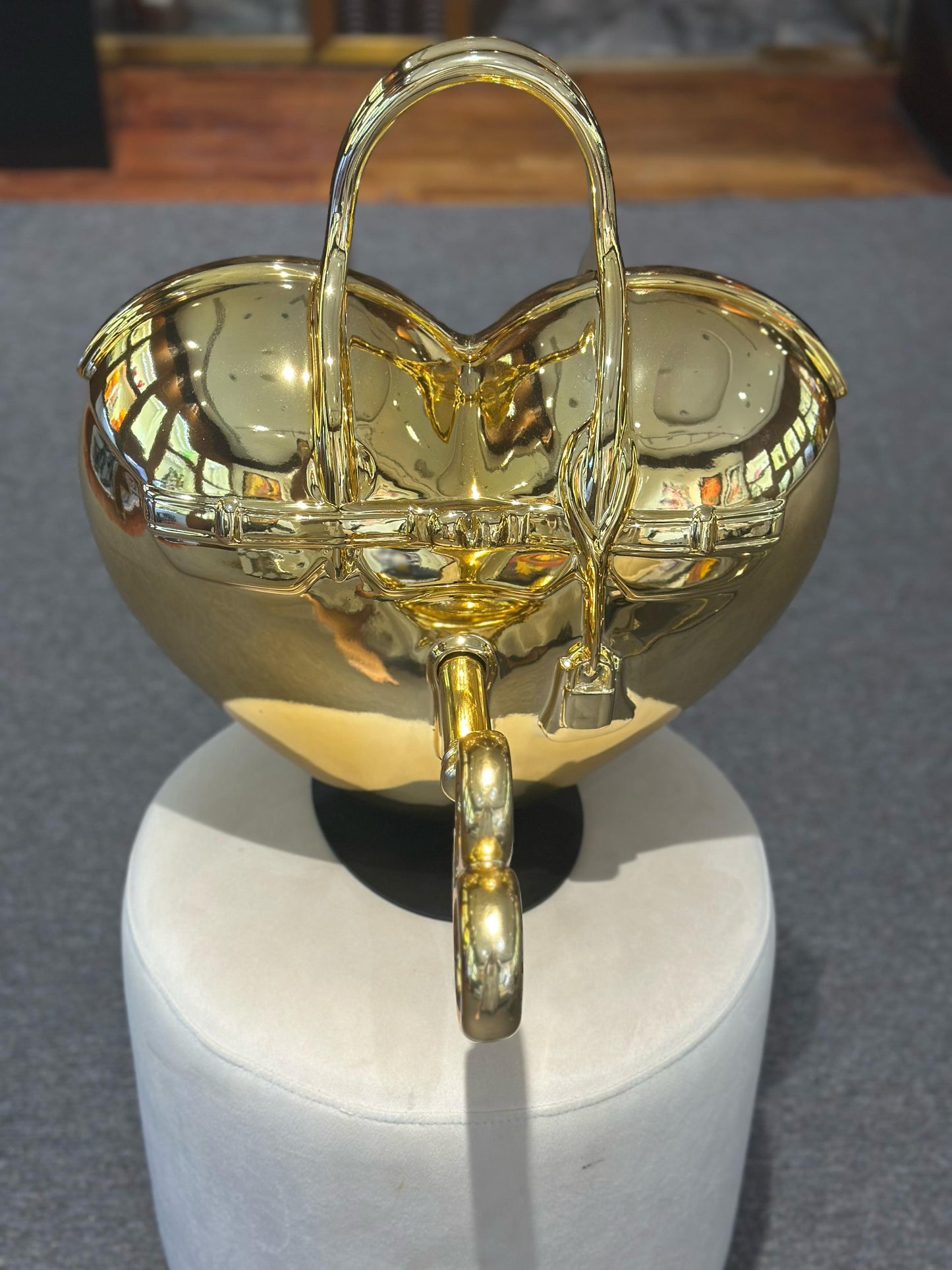 SANUJ - Love Locked Birkin sculpture