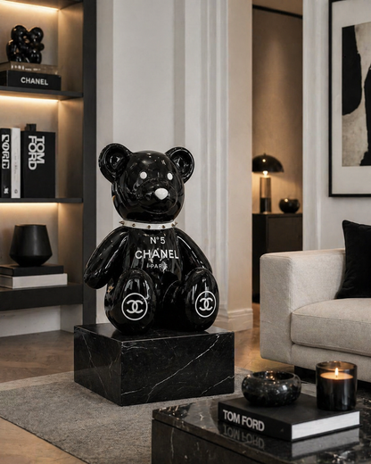 ARTBYNAOR - 50cm CH Tribute black, white collar Teddy