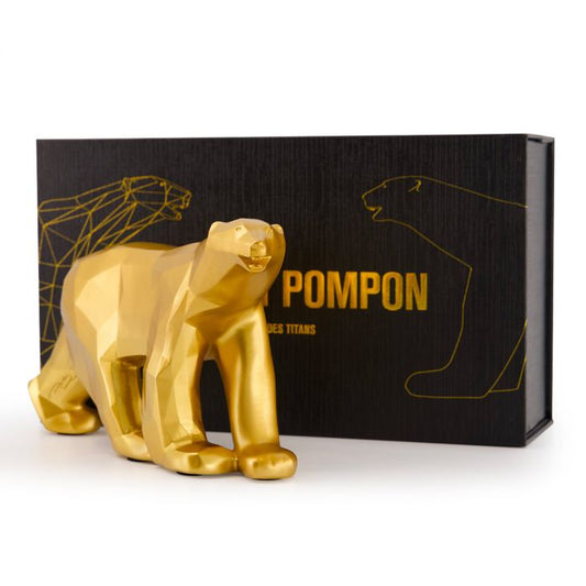 ORLINSKI - Ours Pompom, Mat Gold