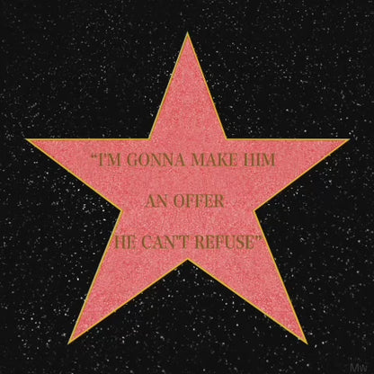 WALTER M - Hollywood Star , Al Pacino