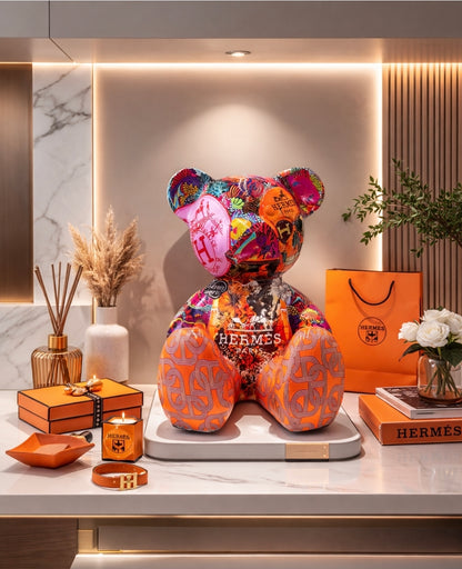 NAOR - 35cm Collage, H Tribute, No Collar Teddy