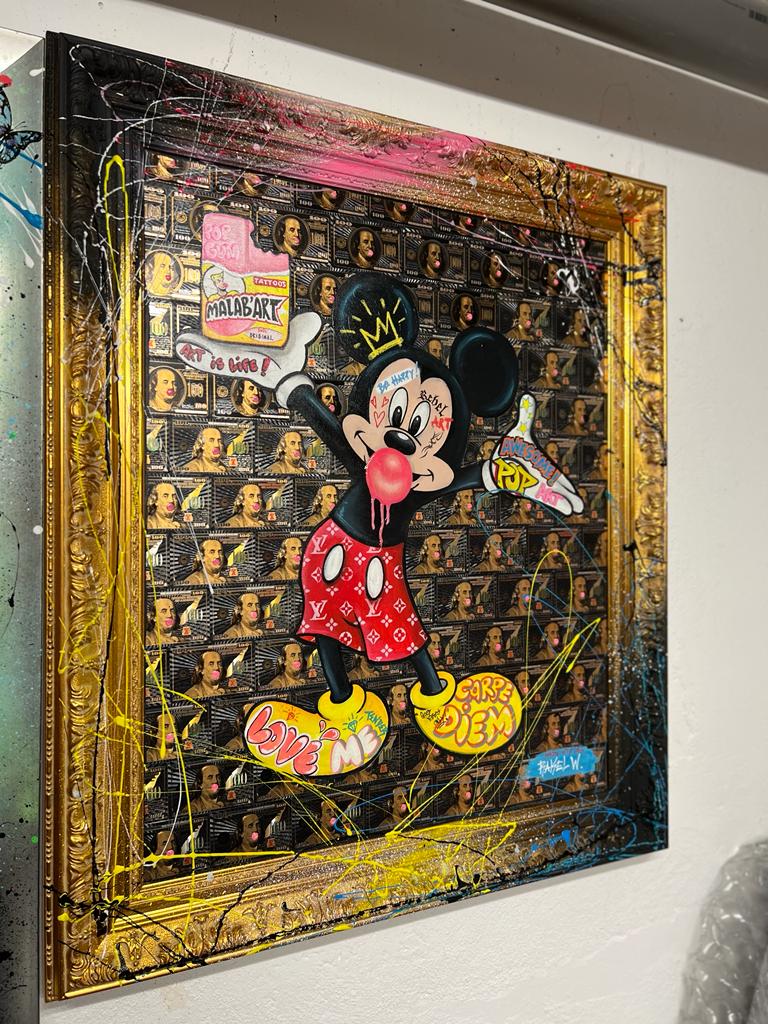 RAKEL W -Mickey Painting “Art is Life”