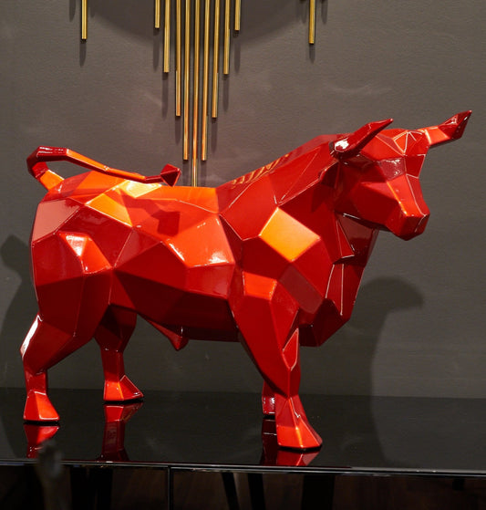 ANDREW K - Colored Standing Bull 50cm