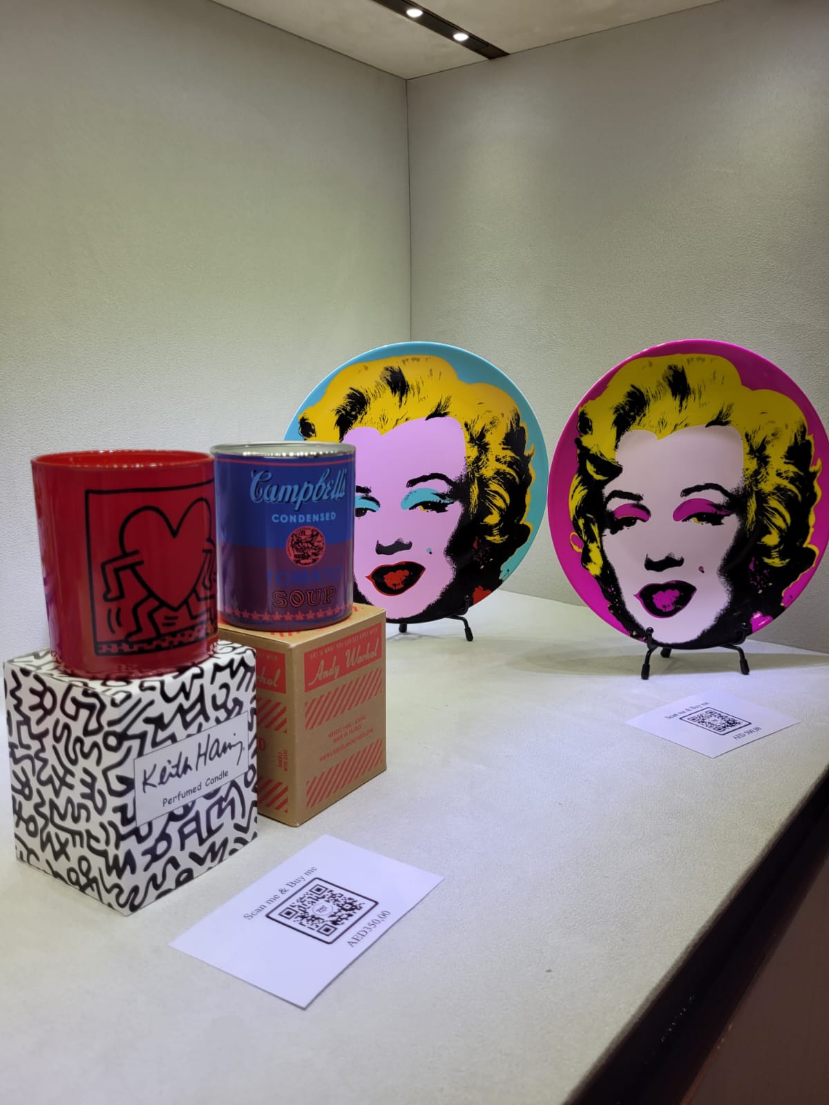 LIGNE BLANCHE - Marilyn Pink Plate by Andy Warhol – 7ART CONCEPT STORE